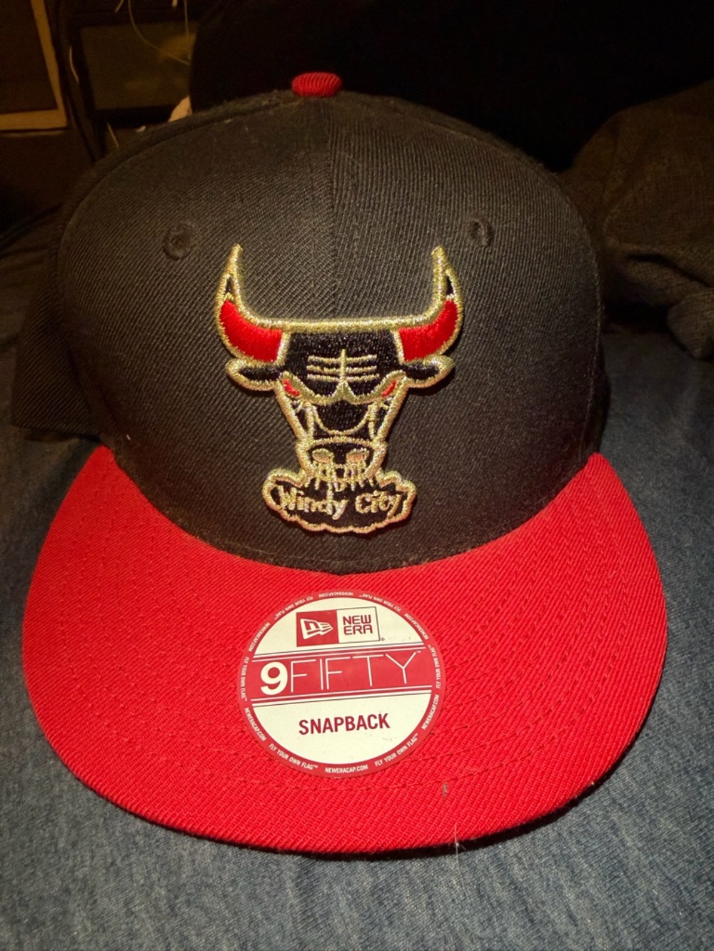 New Era Chicago Bulls 9FIFTY Snapback - Black & Red